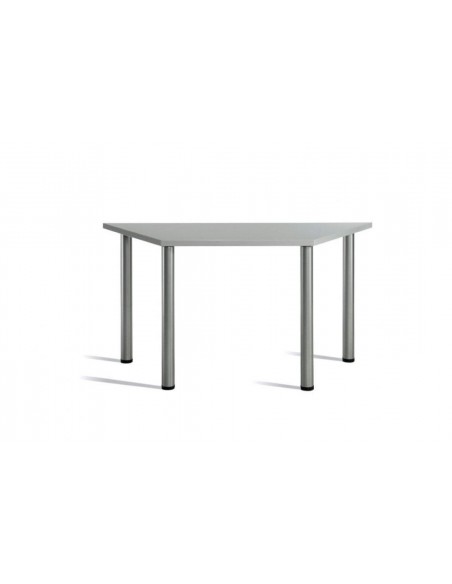 Mesa para formación con forma de trapecio