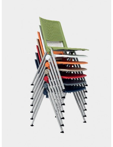 Silla fija tapizada modelo Evo