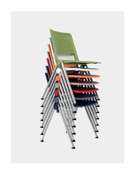 Silla fija tapizada modelo Evo