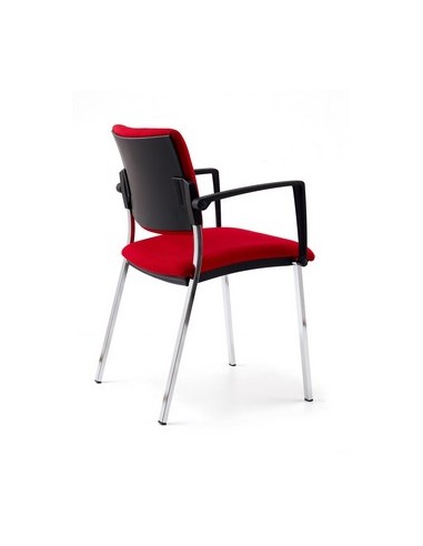 Silla multifunción tapizada con brazos