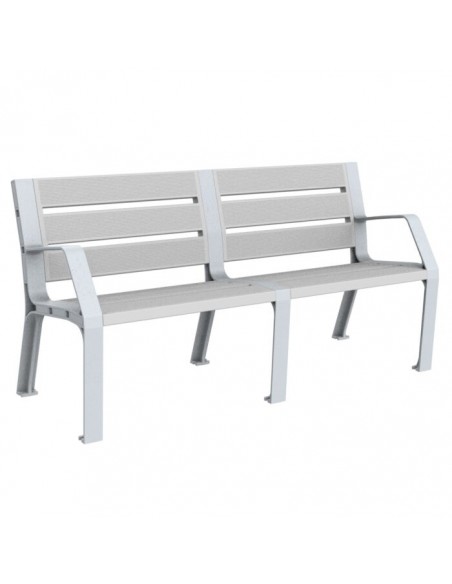 Banco para exterior de polipropileno ecológico
