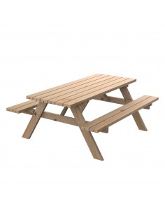 Mesa de picnic económica...