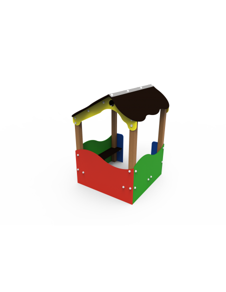 Casa de juegos para patio o parque infantil