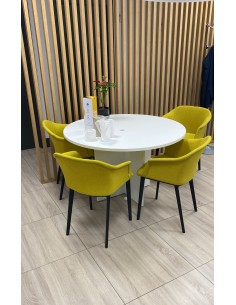 Mesa de reuniones redonda...