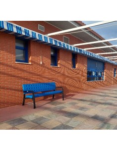 Banco de colores en polipropileno para exterior