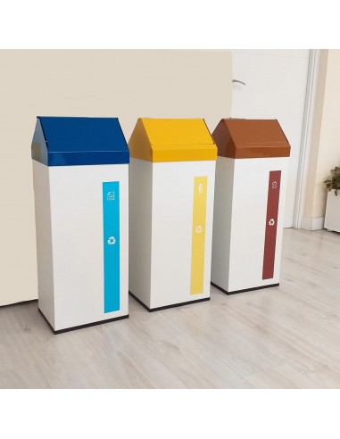 Papelera selectiva con tapa vaiven