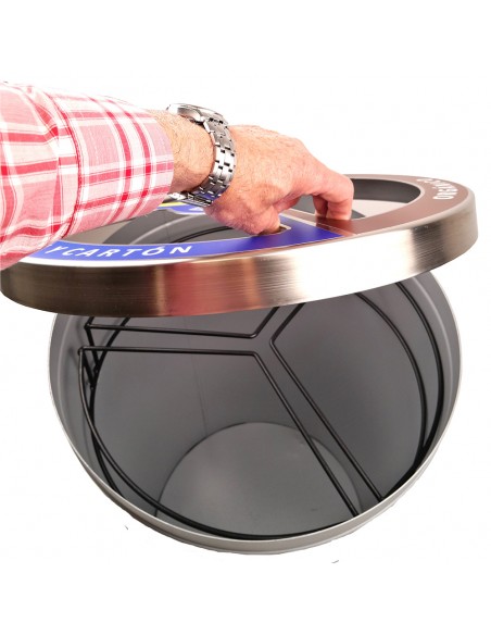 Papelera selectiva grandes superficies