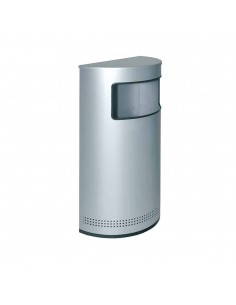 Papelera semicircular para...