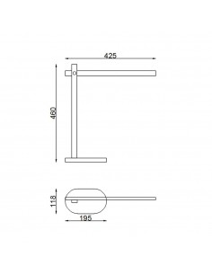 Flexo de sobremesa con luz led