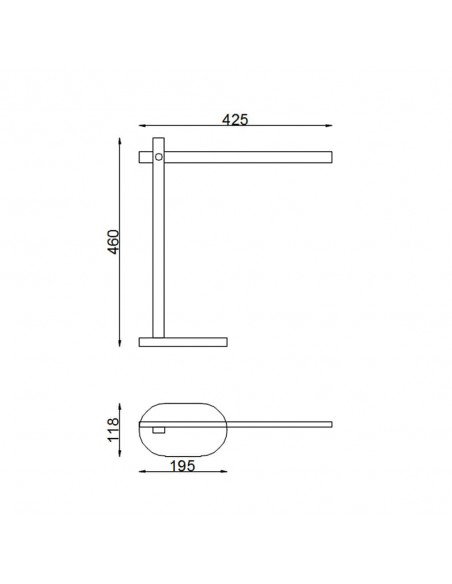 Flexo de sobremesa con luz led