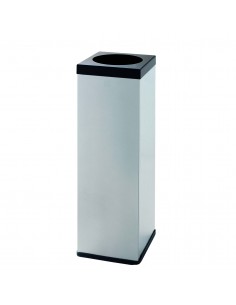 Papelera metálica selectiva 2