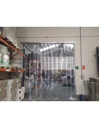 Cortina de lamas de PVC