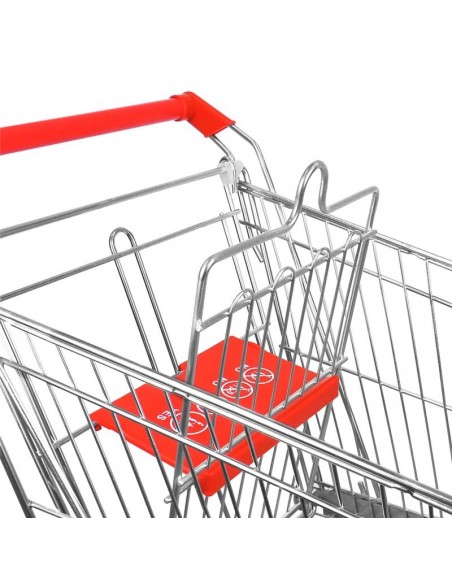Carro metálico para supermercado