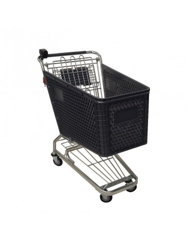 Carro de plástico para supermercado