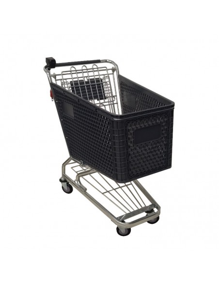 Carro de plástico para supermercado