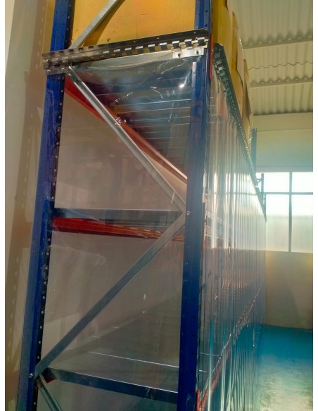 Estanterías con protección de PVC