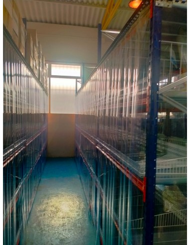 Estanterías con protección de PVC