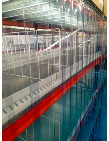 Estanterías con protección de PVC