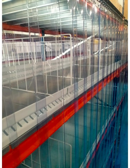 Estanterías con protección de PVC