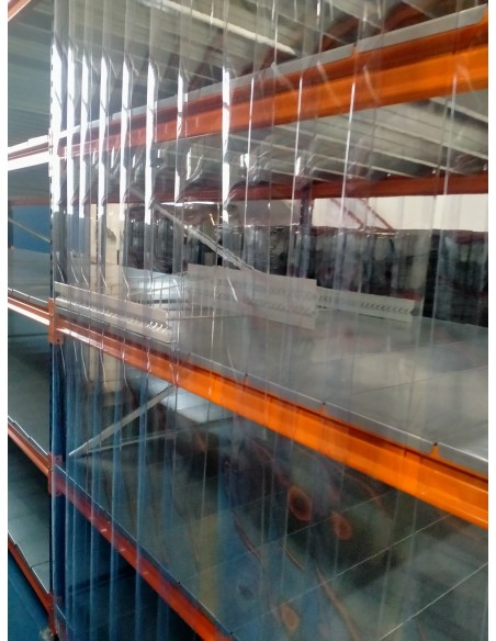 Estanterías con protección de PVC