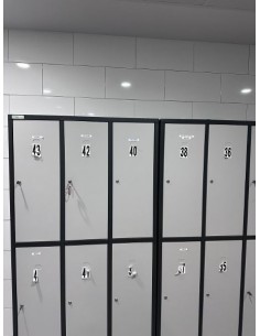 Armario ropero metálico 4 puertas