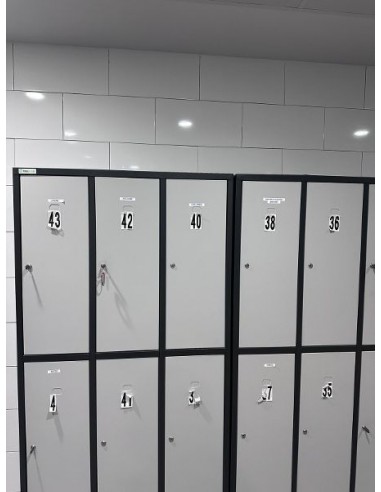 Armario ropero metálico 4 puertas