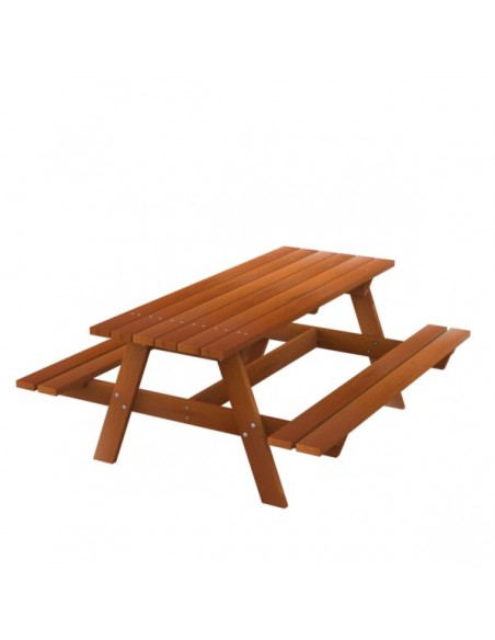 Mesa de picnic en madera tropical