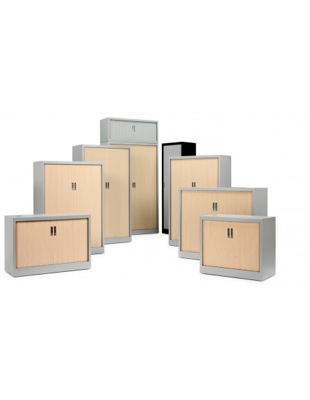 Armario con persiana Ancho 120 y alto 105 cm con estantes