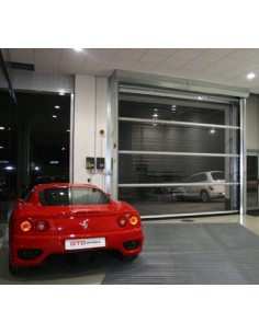 Puerta automática enrollable