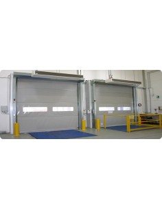 Puerta automática apilable