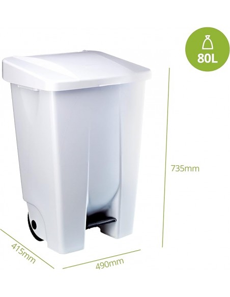 Contenedor de residuos para cocinas y entornos sanitarios