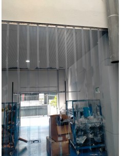 Cortina de lamas de PVC