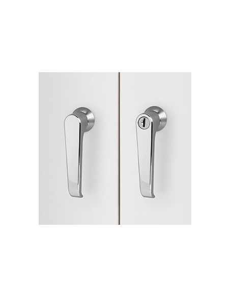 Armario metálico Ancho 95 cm x Alto 180 cm. con estantes