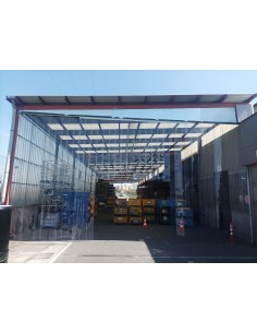 Cerramiento exterior con PVC