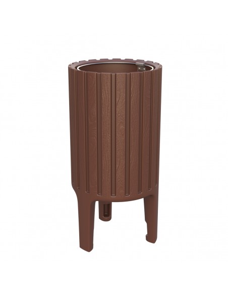 Papelera urbana en material reciclado