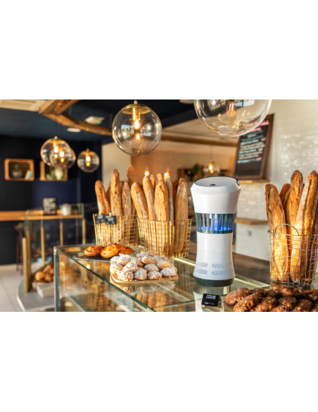 Exterminador de insectos bajo consumo mediante helio