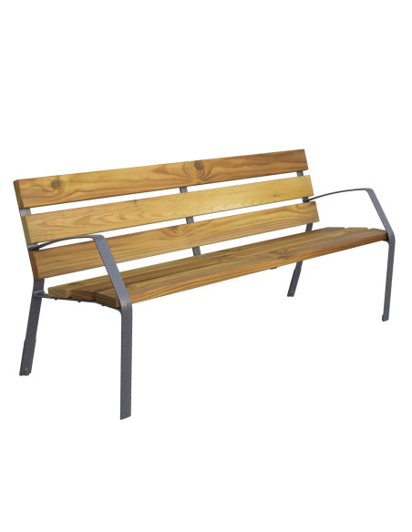 Banco de madera de pino autoclave certificada