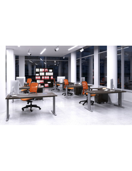 Mesa operativa recta Serie Asia