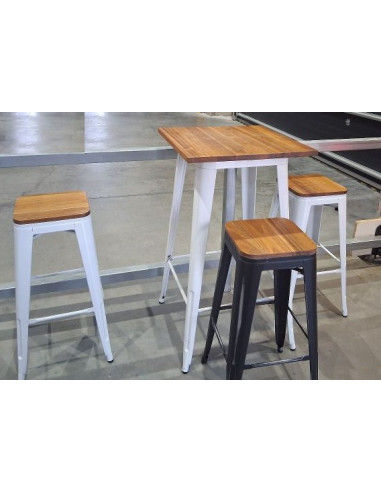 Mesa alta para hostelería