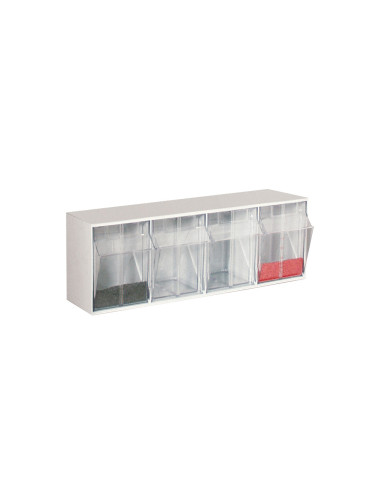 Contenedor basculante de 4 cajones