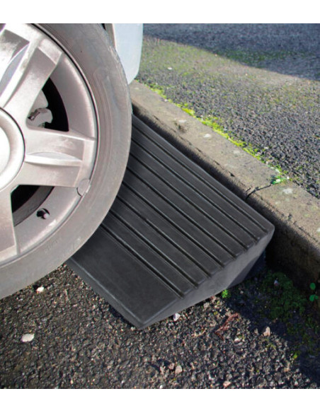 Rampa salvaescalones de caucho