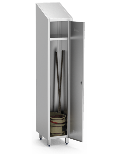 Armario de limpieza de acero inoxidable