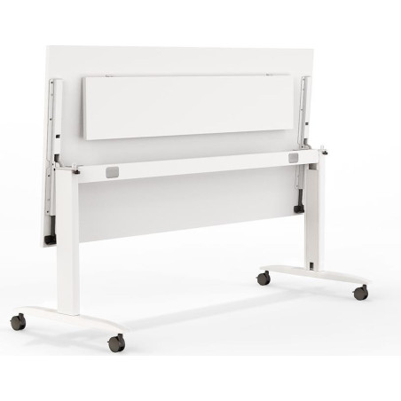 Mesa con ruedas plegable