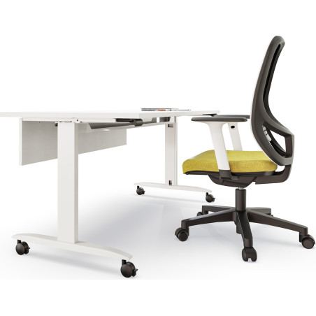Mesa con ruedas plegable
