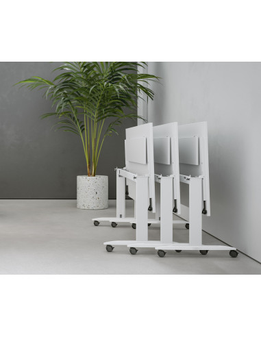 Mesa con ruedas plegable