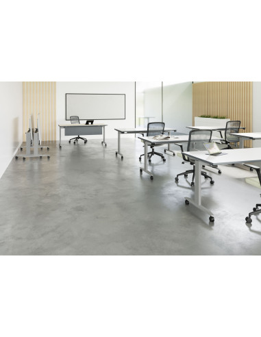 Mesa con ruedas plegable