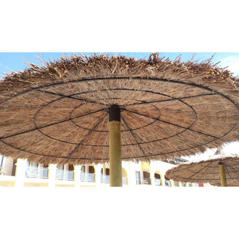 Sombrilla de brezo para exterior