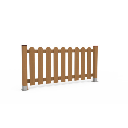Valla de madera para parques