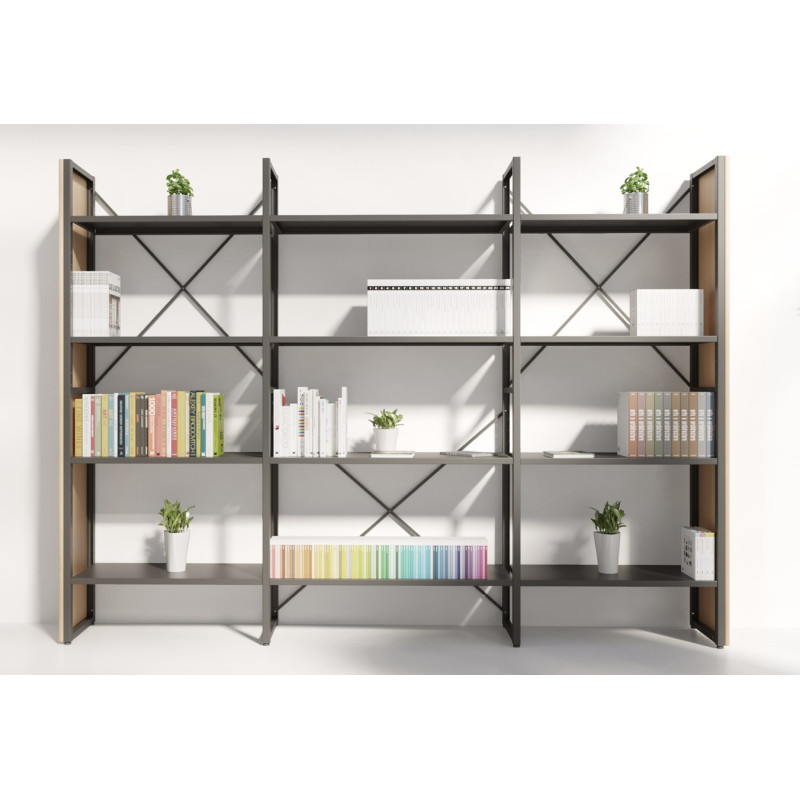 Librería expositora para biblioteca