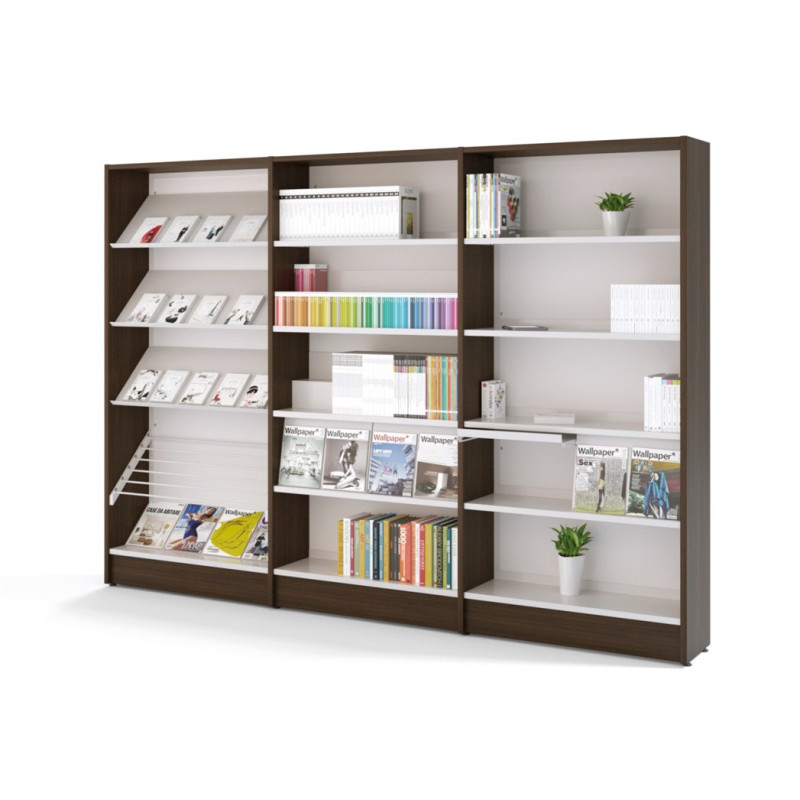 Librería expositora para biblioteca